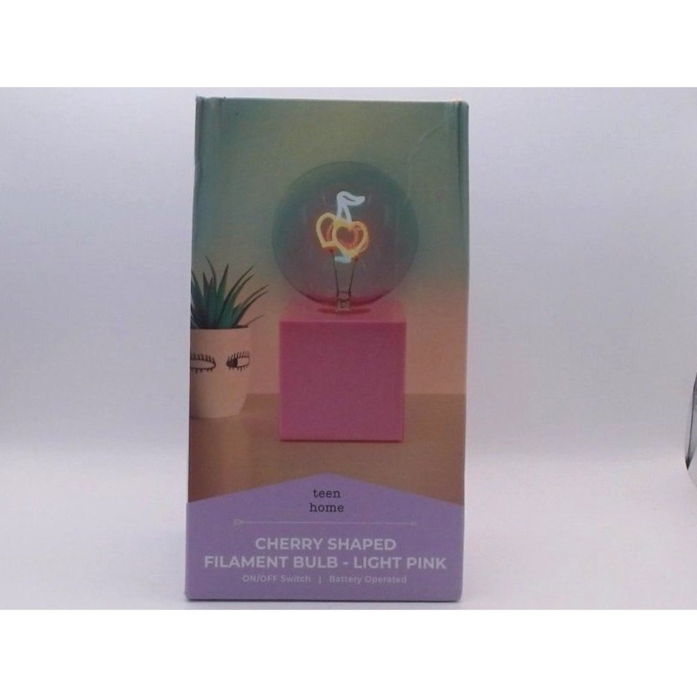 New View Cherry Filament Light Bulb Light Pink, BRAND NEW IN BOX